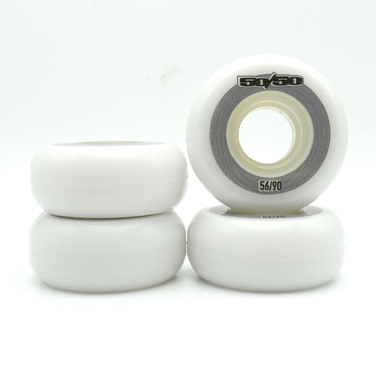 56mm 90a Wheels (White)