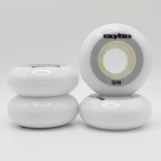 58mm 88a Wheels (White)