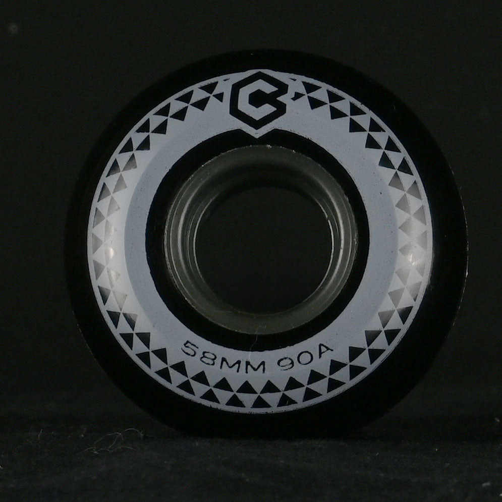 58mm 90A Chroma Team Wheels (Black)