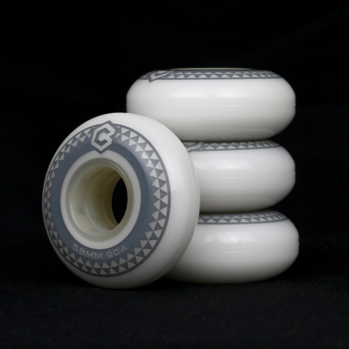 58mm 90A Chroma Team Wheels (White)
