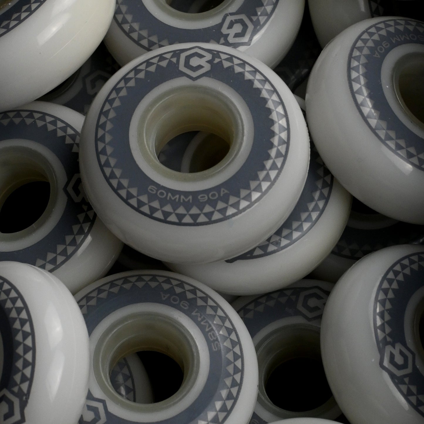 60mm 90A Chroma Team Wheels (White)