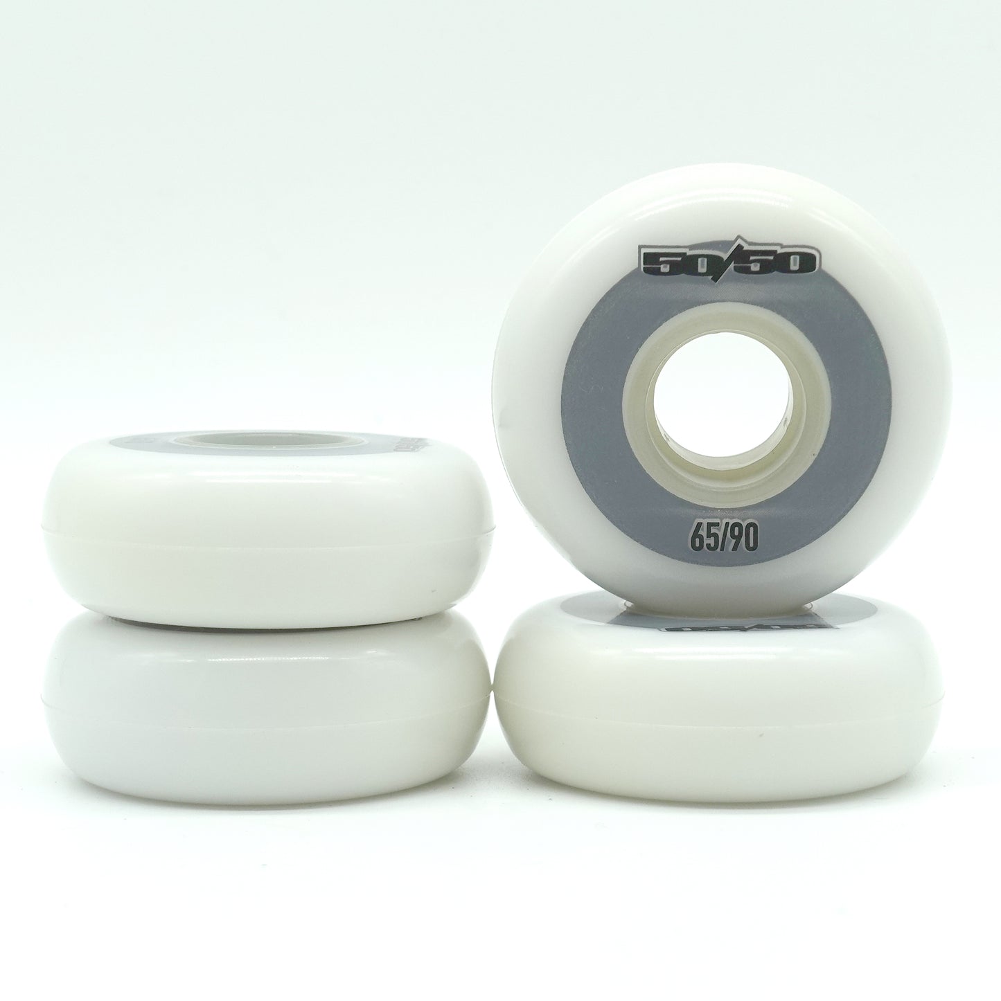 65mm 90a Wheels (White)