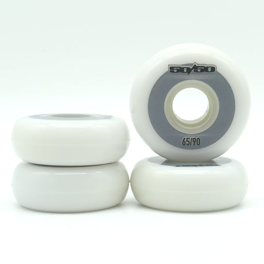 65mm 90a Wheels (White)