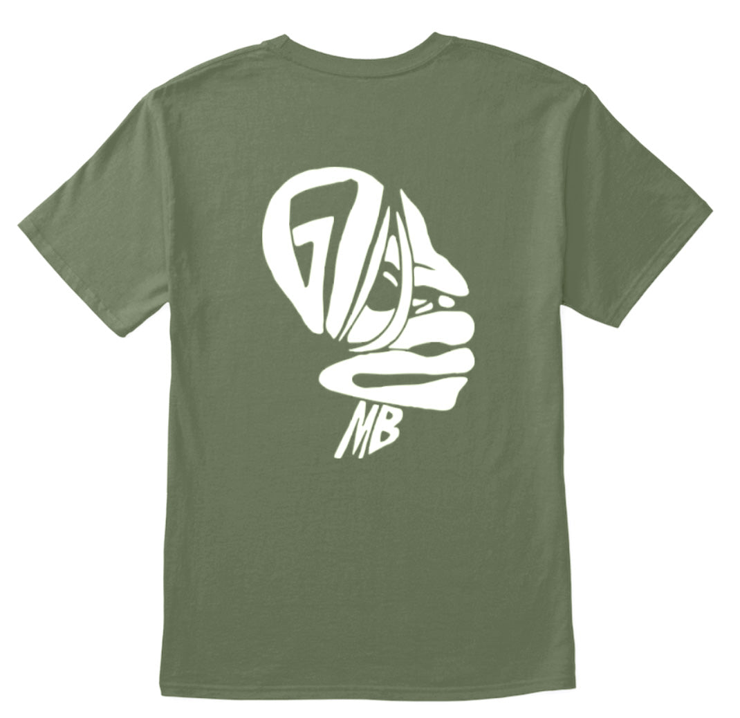 Mushroom Blading Wacky Mode Logo T-Shirt Hemp