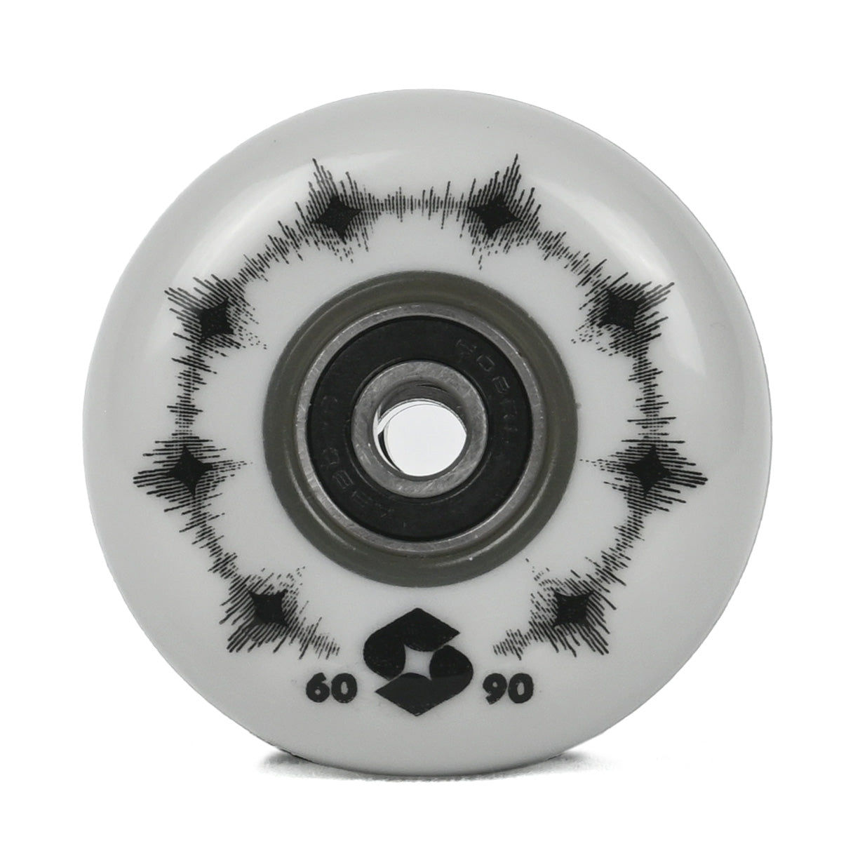 60mm 90a Standard Wheels (Light Grey)