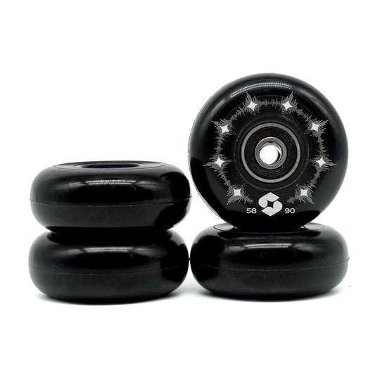 Standard 58mm 90a Wheels (Black)