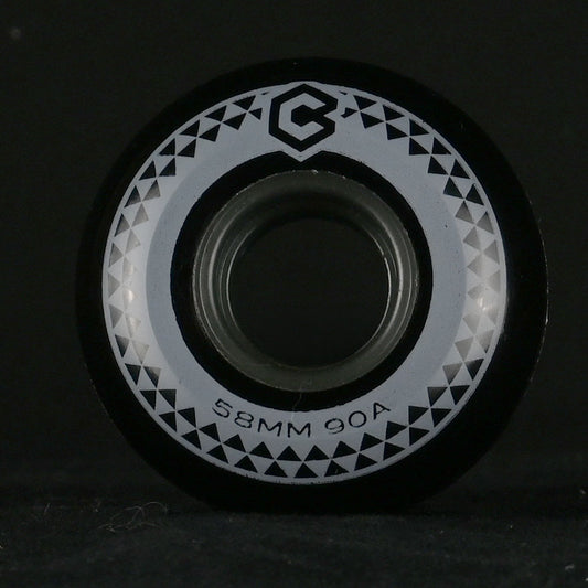 58mm 90A Chroma Team Wheels (Black)