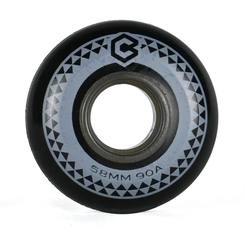 58mm 90A Chroma Team Wheels (Black)
