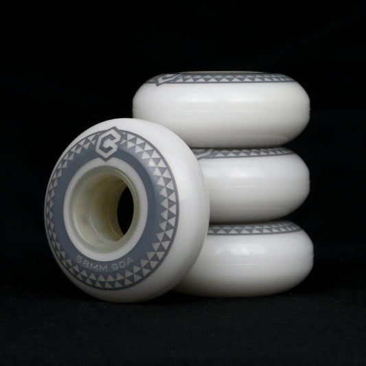 58mm 90A Chroma Team Wheels (White)