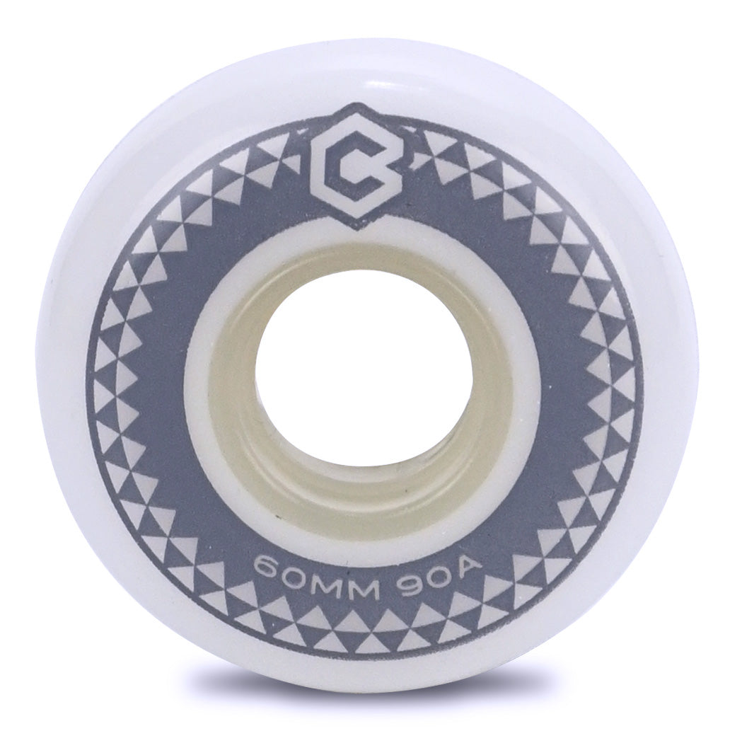 60mm 90A Chroma Team Wheels (White)