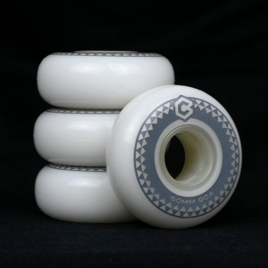 60mm 90A Chroma Team Wheels (White)