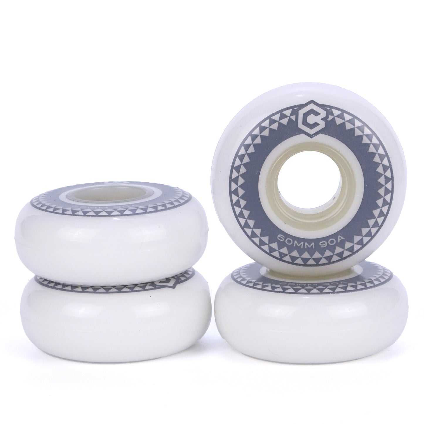 60mm 90A Chroma Team Wheels (White)
