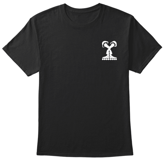 Mushroom Blading Wacky Mode Logo T-Shirt Black