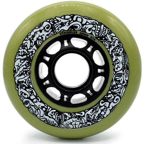 80mm 87a Scribbles Wheels (2 pack)