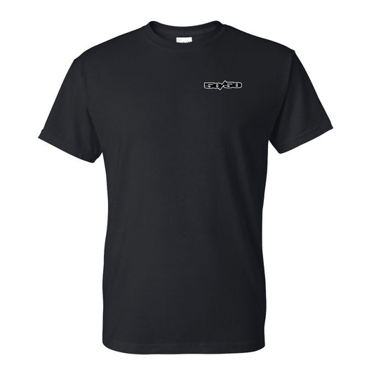 50/50 Subtle Stamp Logo T-Shirt Black